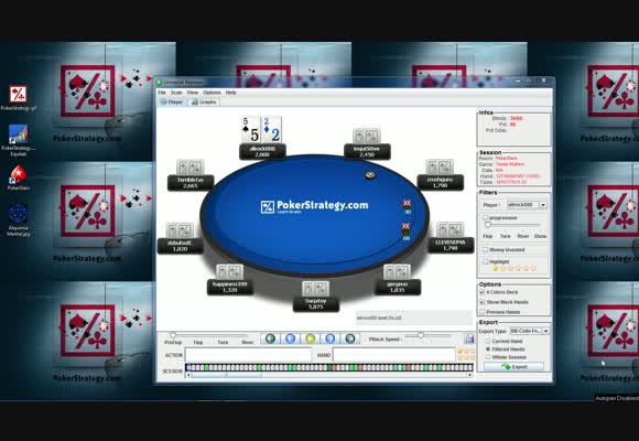 Video de poker sobre torneios