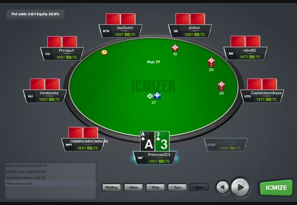 Moving Up in 9-Man Sit and Goes